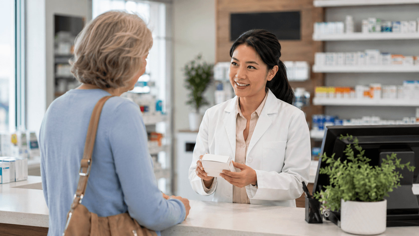Apple Pharmacy pharmacist consultation in Airdrie